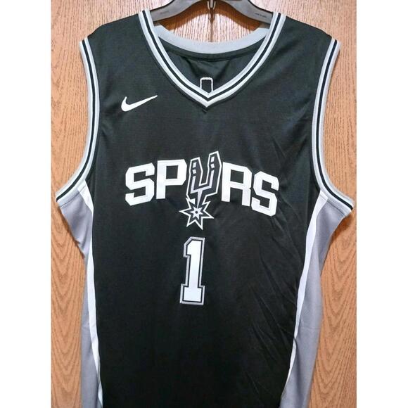 Nike Other - Victor Wembanyama-(Spurs)-(Jersey)-(Black)-(New)-(L)-$95